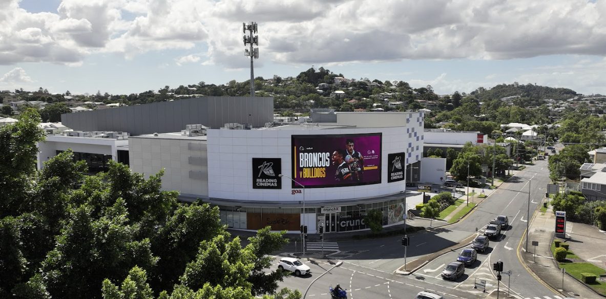 Newmarket advertising structure erected by Versatile Structures