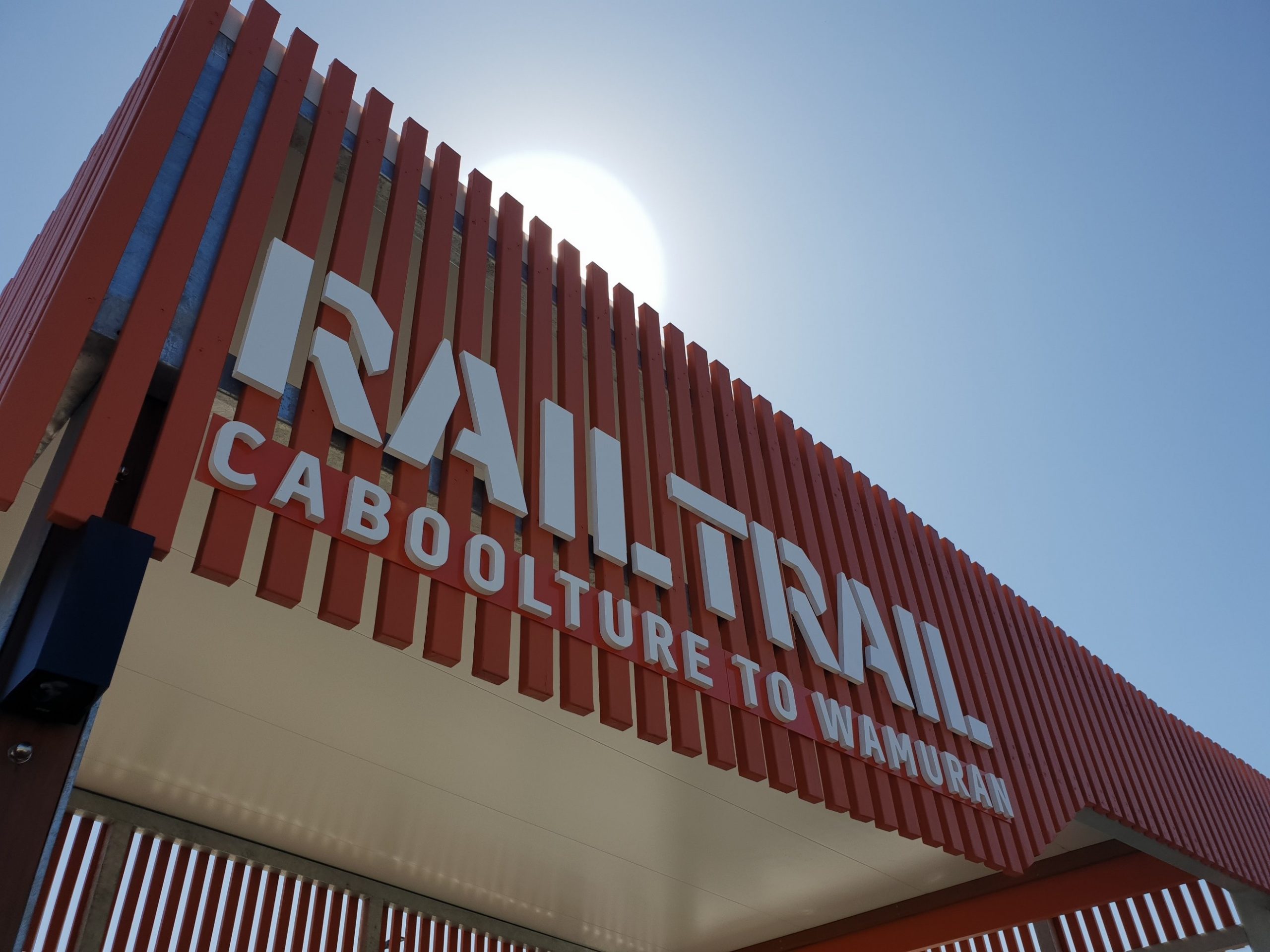 Caboolture Rail trail structure installed by Versatile Structures