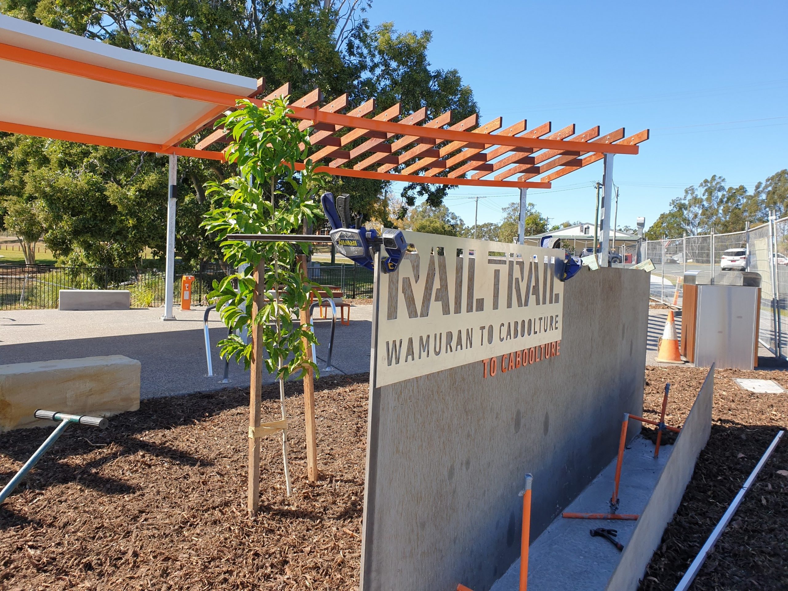 Caboolture Rail trail structure installed by Versatile Structures