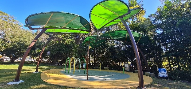 Lismore Council green leaf shade structure 3