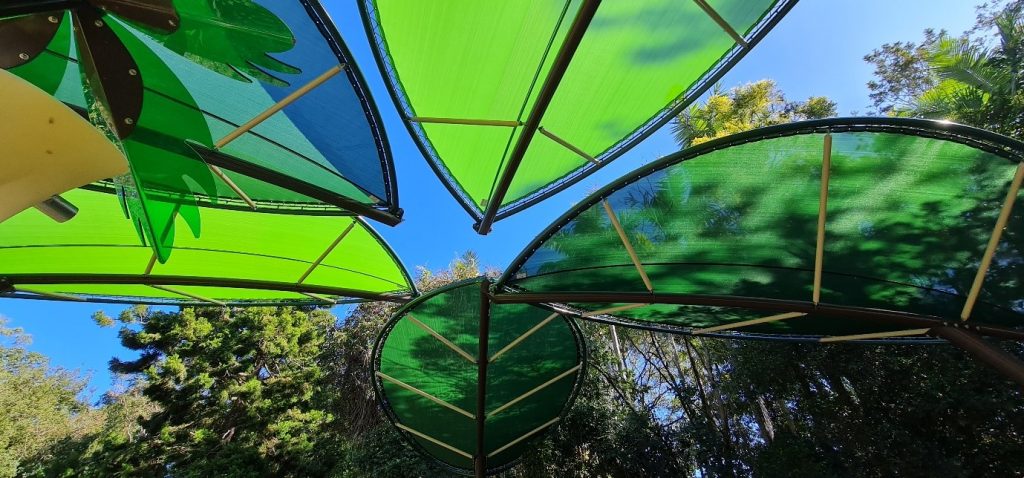Lismore Council green leaf shade structure 2