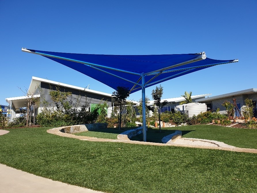 shade structure installed for scapex in Brisbane by Versatile Structures