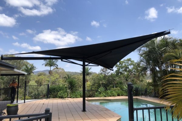 domestic vypar shade structure installed by Versatile Structures