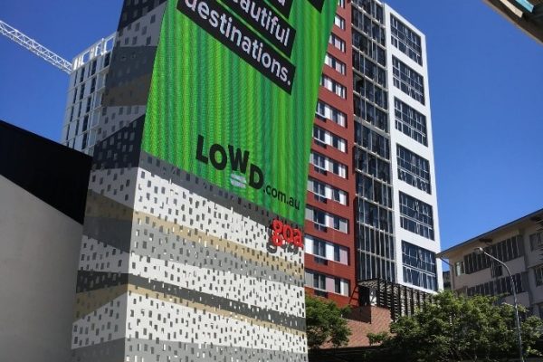 Digital GOA billboard installed by Versatile Structures