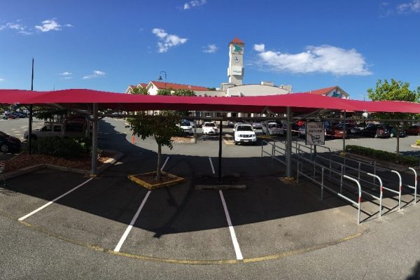 A well-designed and engineered car park shade structure installed by Versatile Structures