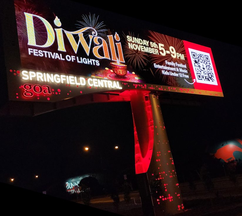 GOA Springfield Lakes billboard installed by Versatile Structures