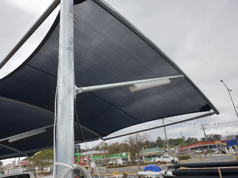 Stanthorpe car park shade structure installed by Versatile Structures2