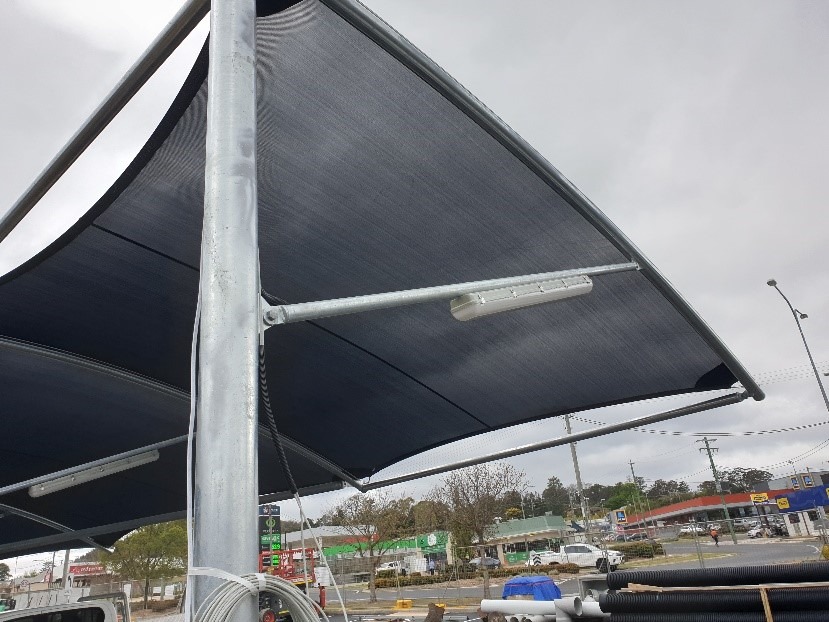 Stanthorpe car park shade structure installed by Versatile Structures2