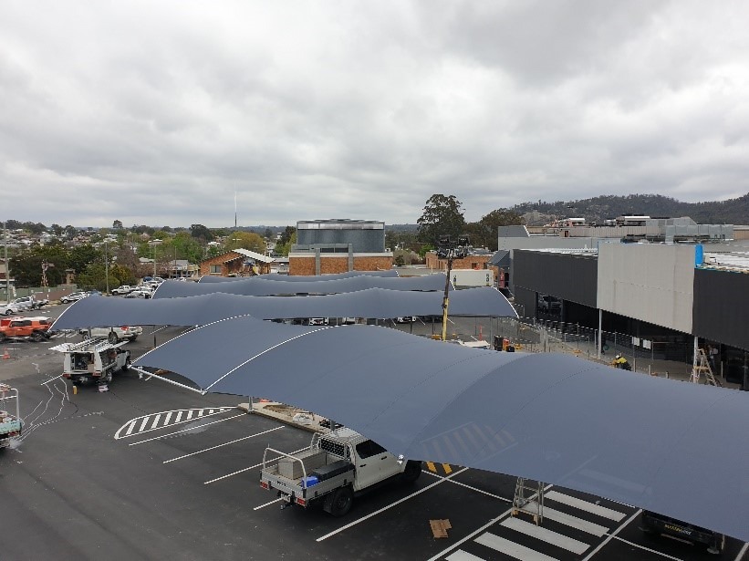Stanthorpe car park shade structure installed by Versatile Structures3